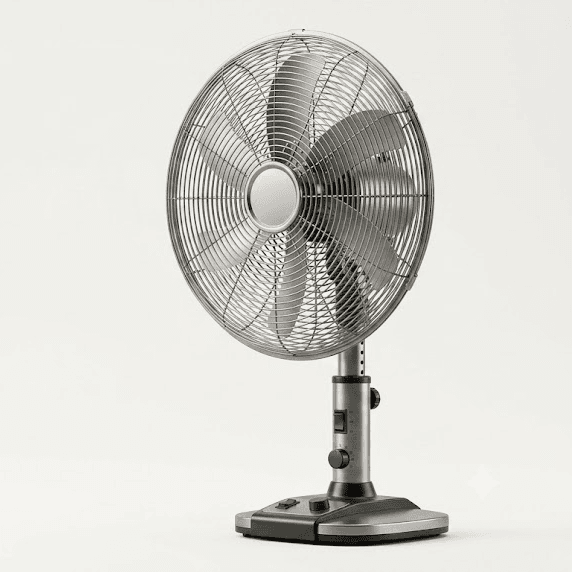 RBT table fan in grey